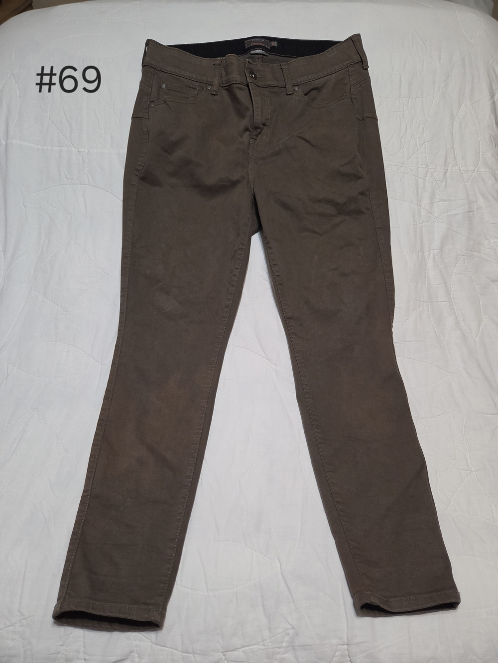 Torrid Bombshell Skinny Pants Super Soft Olive Brown Size 16R